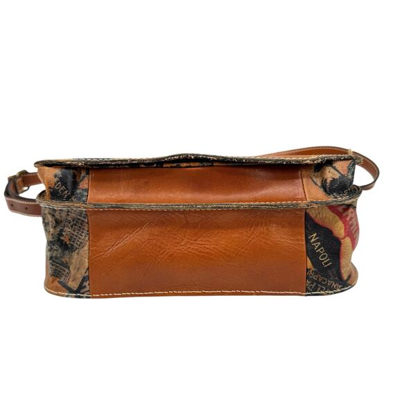 Patricia Nash NEW Old World Traveler Vintage Patch Positano Saddle Bag Purse - Picture 4 of 13